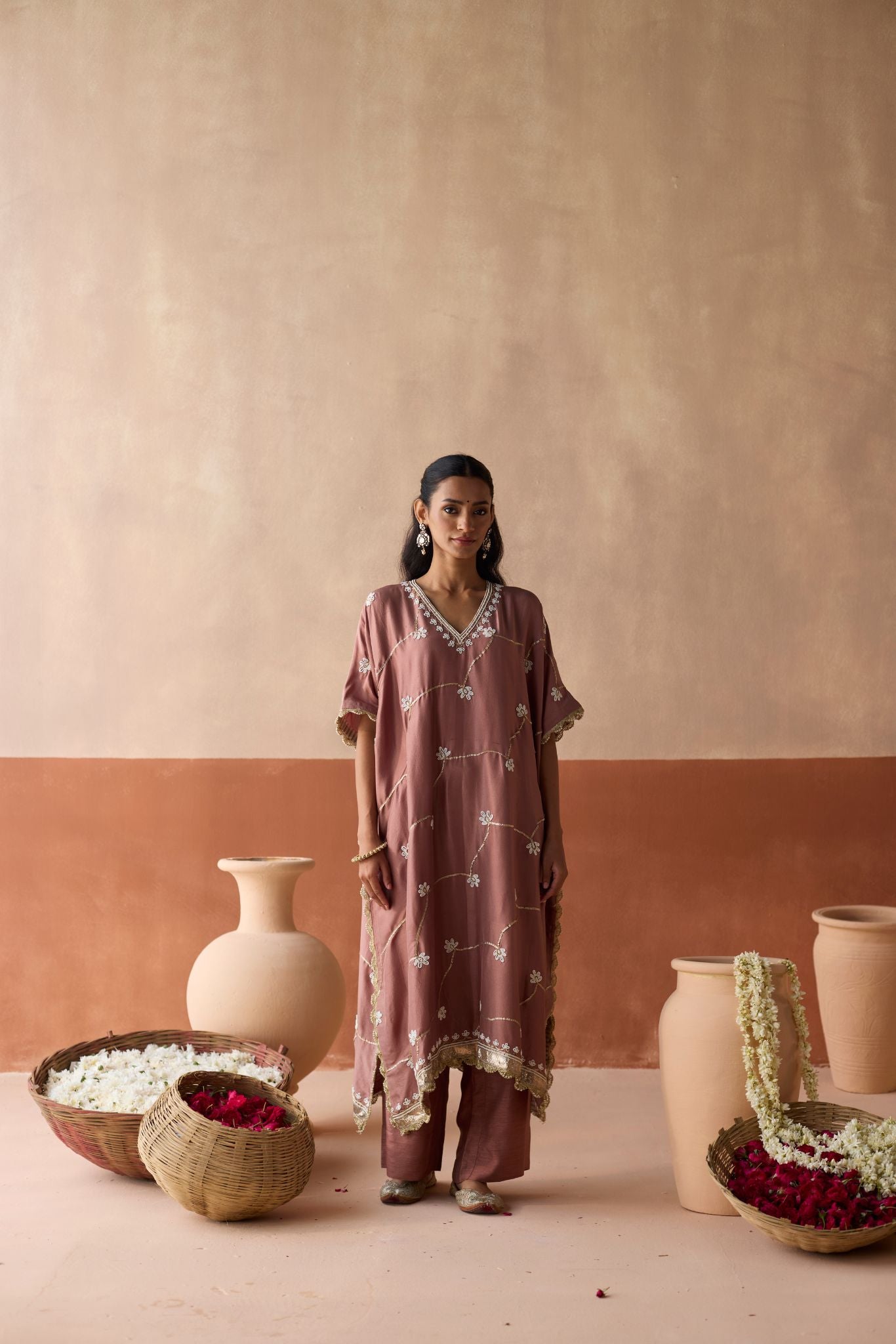Pearl Kaftan - Mocha