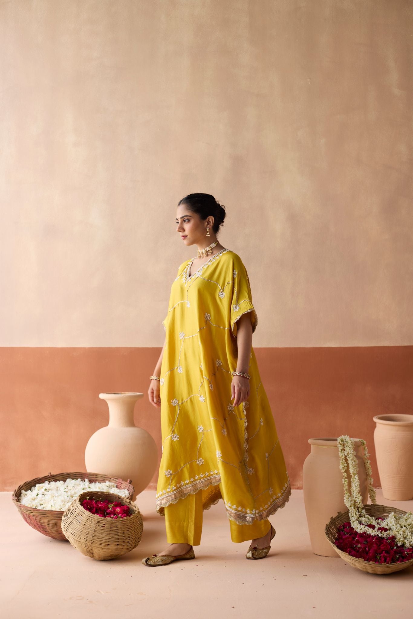 Pearl Kaftan - Haldi