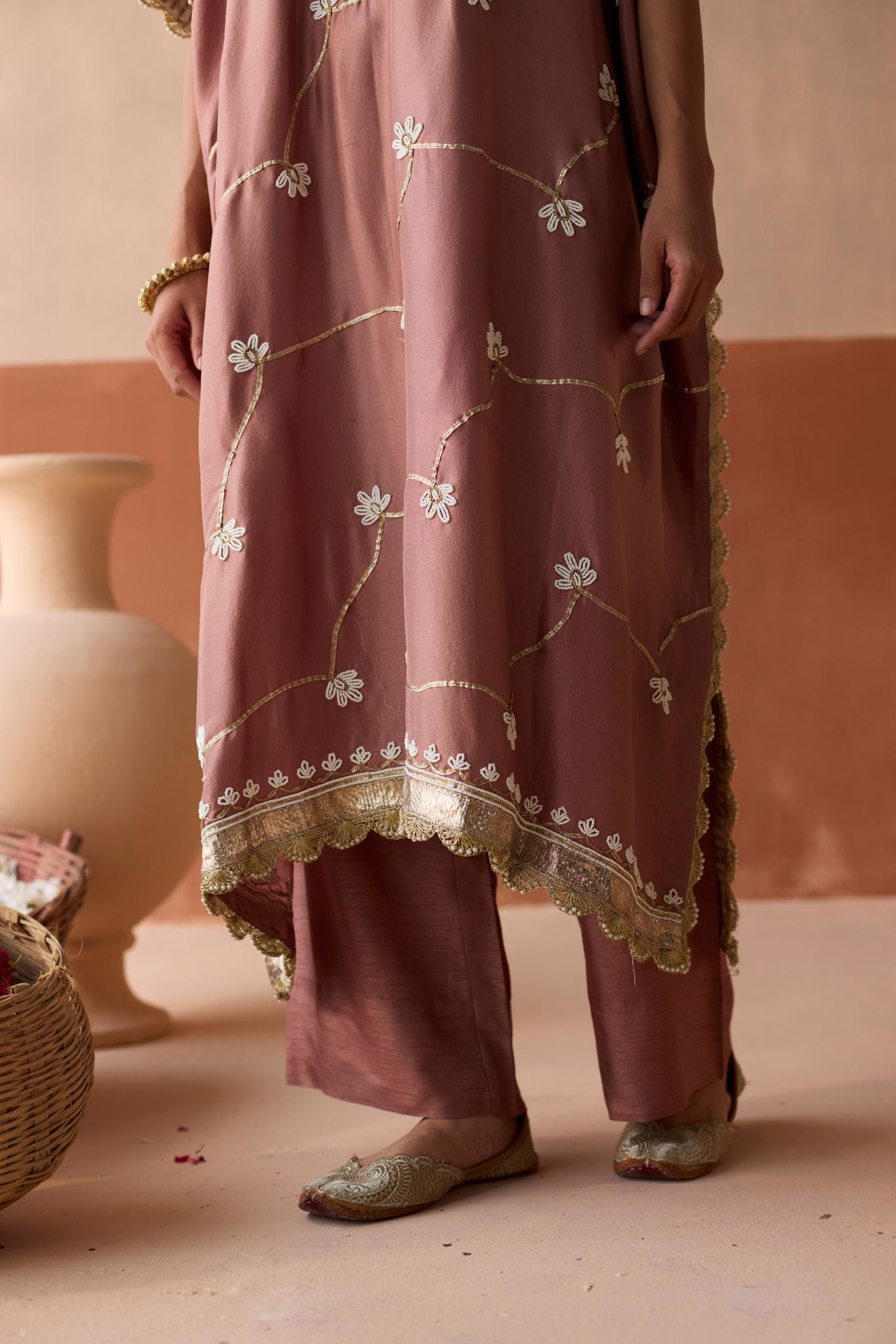 Pearl Kaftan - Mocha