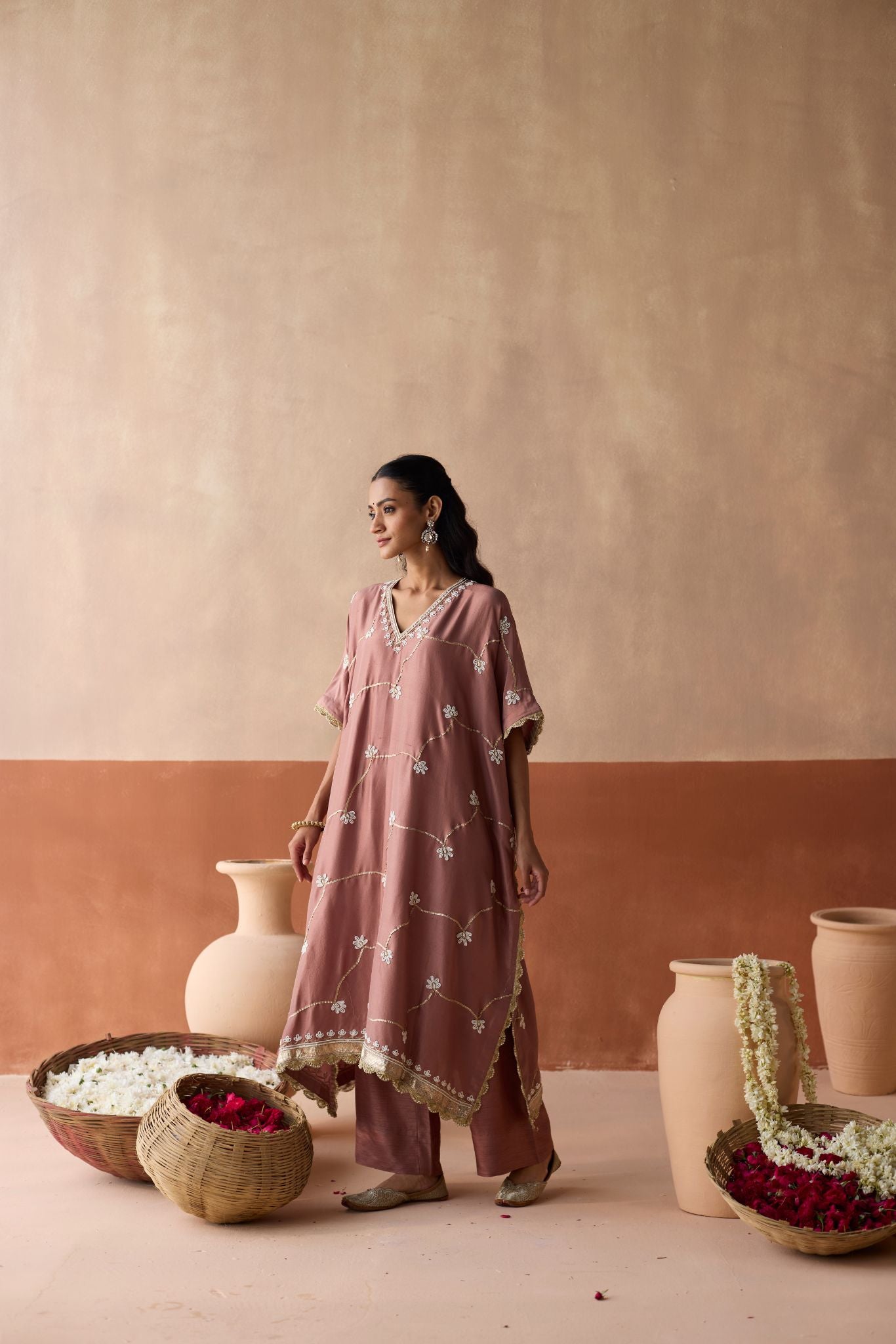 Pearl Kaftan - Mocha