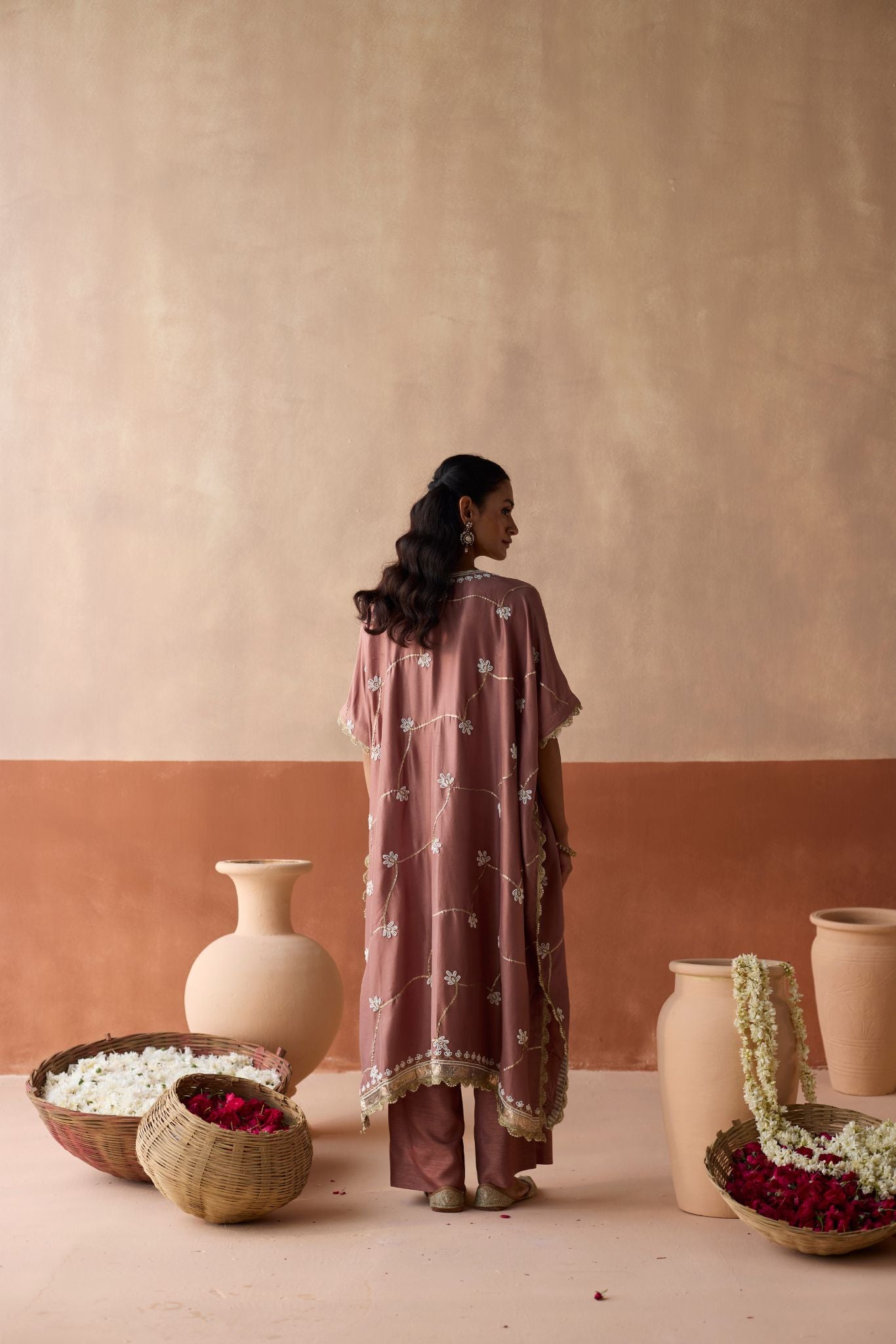 Pearl Kaftan - Mocha