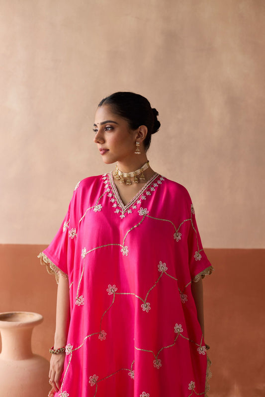 Pearl Kaftan - Fuchsia