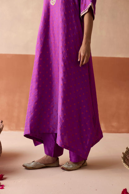 Royal Elephant Kaftan - Amethyst