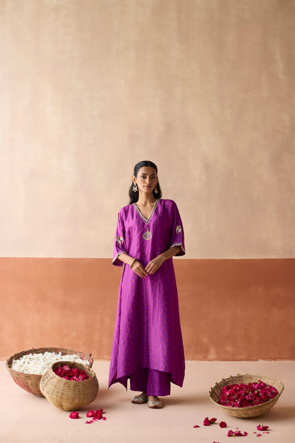 Royal Elephant Kaftan - Amethyst