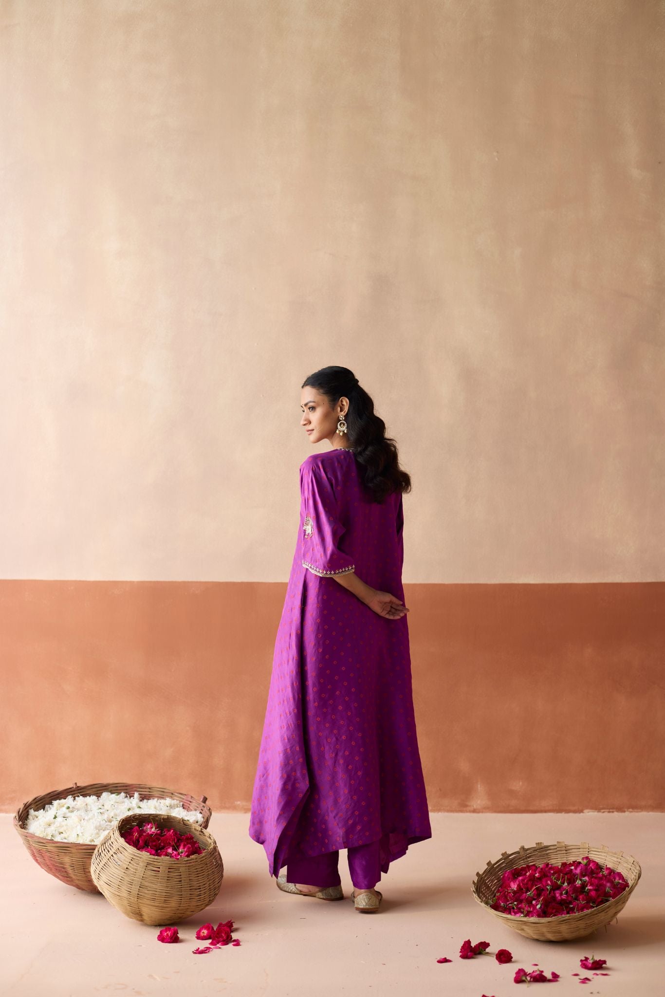 Royal Elephant Kaftan - Amethyst
