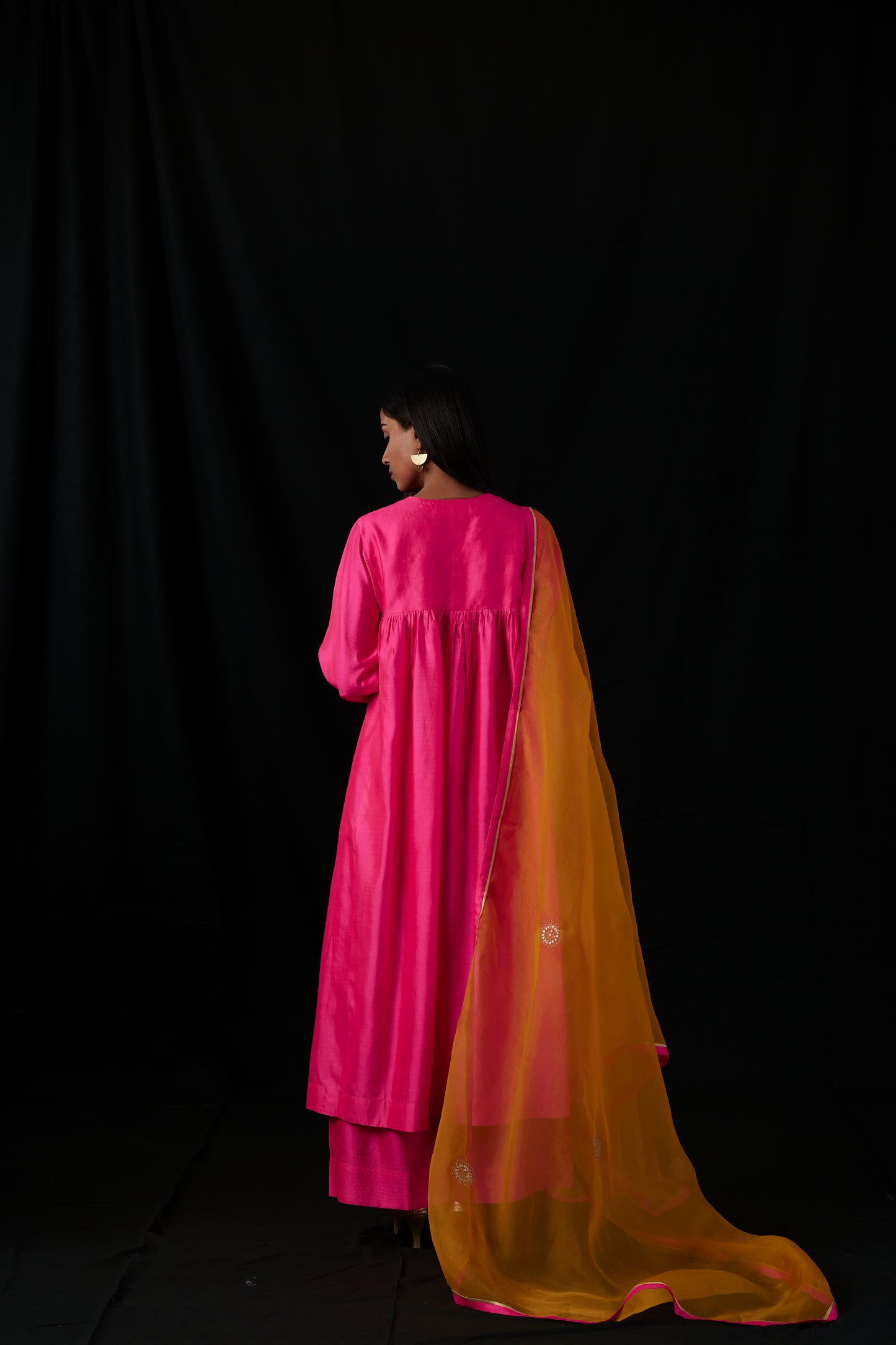 Silk Pink Chand Elegance Set