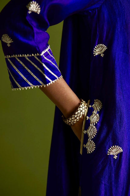 Twilight Dream: Ink Blue + Violet Silk Feather Set